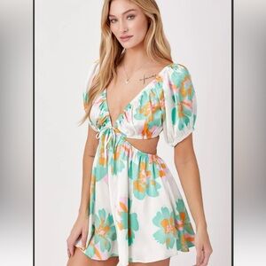 NEW Mint Floral Romper